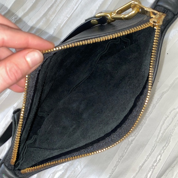 R.RIVETER Black Leather Clutch Purse - Picture 3 of 3